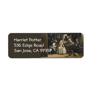 Etiqueta Bella Artes Las Meninas Diego Velázquez