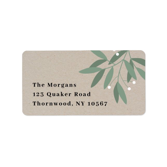 Etiqueta Bellas de invierno (Frente)