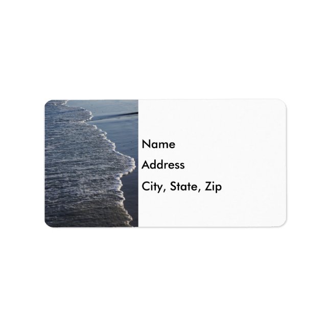 Etiqueta Belleza costera (Frente)