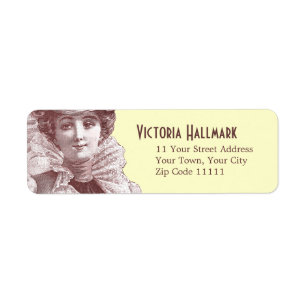Etiqueta Belleza de fascinación del Victorian - diva de la