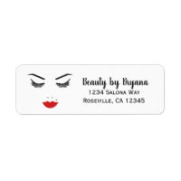 Belleza Maquillaje Cara Pestañas y Labios Rojos Sa