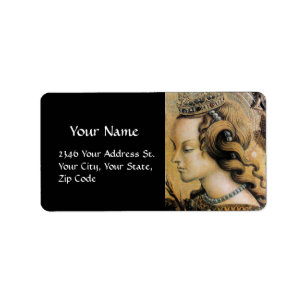 Etiqueta BELLEZA NATURAL y perla negra JEWELRY