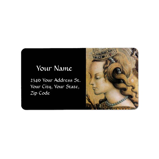 Etiqueta BELLEZA NATURAL y perla negra JEWELRY (Frente)