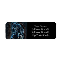 Belleza Occidental Wild Mustang Blue Tones
