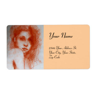 Etiqueta BELLEZA ROMÁNTICA / Retrato femenino en Sepia Brow