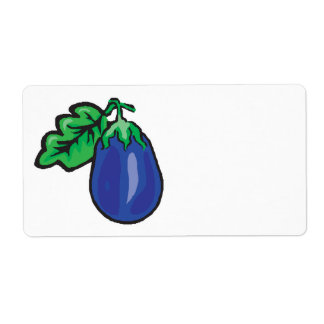 Etiqueta berenjena personalizado