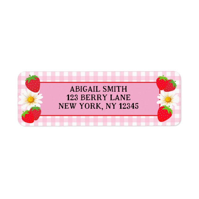 ETIQUETA BERRY FIRST BIRTHDAY  (Frente)