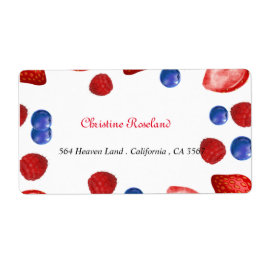 Etiqueta Berry Themes bebé cumpleaños