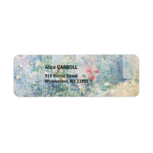 Etiqueta Berthe Morisot - El jardín en Bougival