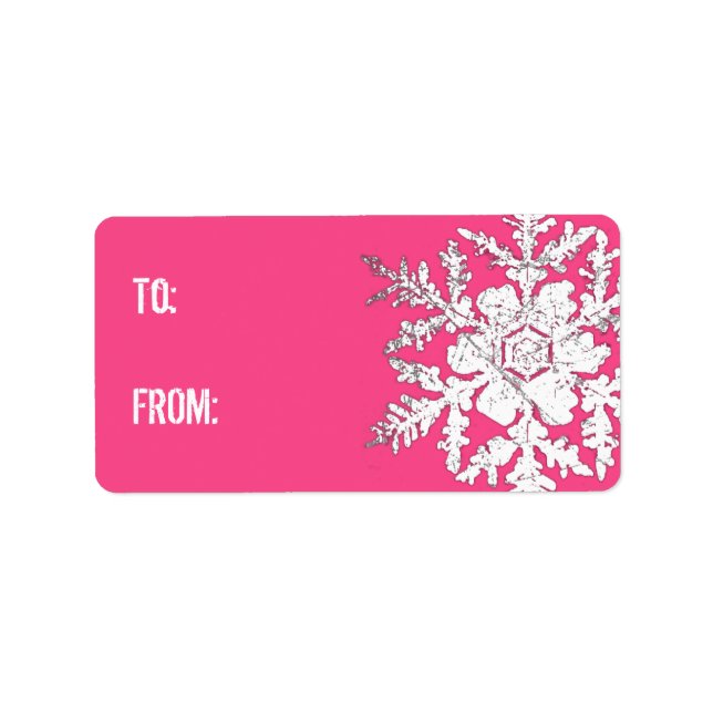 Etiqueta Besada de nieve (Frente)