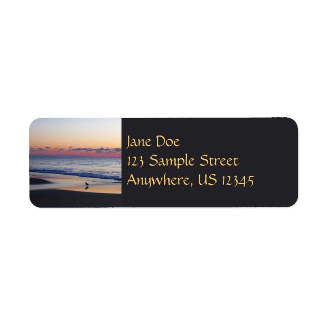 Etiqueta Bethany Beach Sunrise I (Frente)
