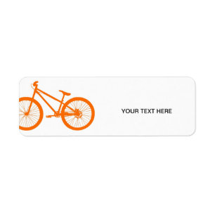 Etiqueta Bici anaranjada