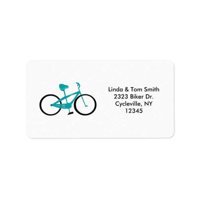 Etiqueta Bicicleta Acuática (Frente)