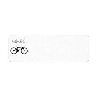 Etiqueta Bicicleta de la libertad
