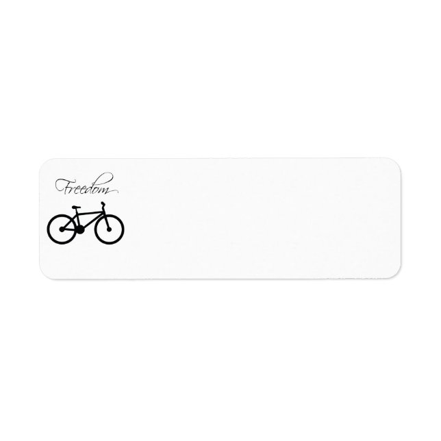 Etiqueta Bicicleta de la libertad (Frente)