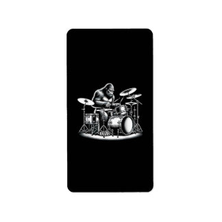 Etiqueta Bidón de pie gigante Sasquatch Tambor de tambores 