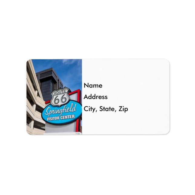 Etiqueta Bienvenido A Springfield (Frente)