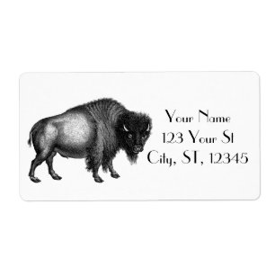 Etiqueta Big Bison Buffalo Thunder_Cove  