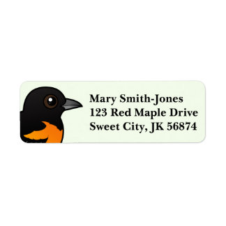 Etiqueta Birdorable Baltimore Oriole