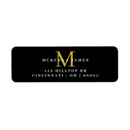 Etiqueta Black Gold Business Customer Gracias