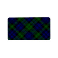 Black Watch Tartan Blue Green Plage