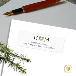 Etiqueta Blanco boda elegante y romántico