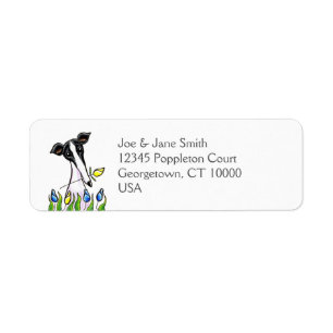 Etiqueta Blanco del amor del galgo