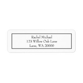 Etiqueta Blanco y negro con clase