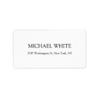 Blanco y negro moderado Minimalista