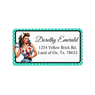 Etiqueta Blessed Nurse Pinup