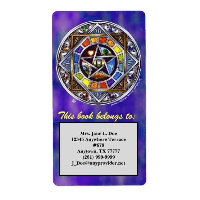 Etiqueta Blessing of Elements Identifier Label (Frente)