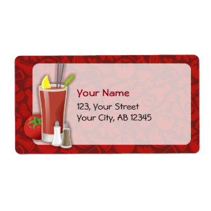 Etiqueta Bloody Mary