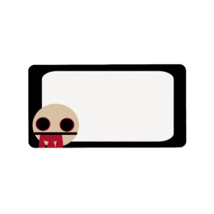 Etiqueta Bloody Zombie