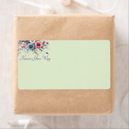 Etiqueta Bloom & Brand Shipping