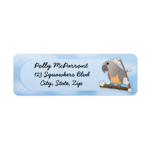 Etiqueta Blossoms Red Bellie Parrot