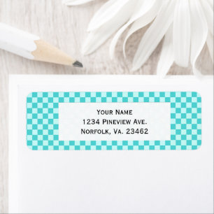 Etiqueta Blue Combination Classic Checkerboard de STaylor