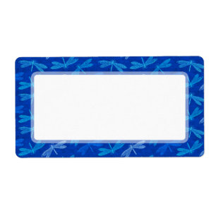 Etiqueta Blue Dragonfly baila amante de la naturaleza