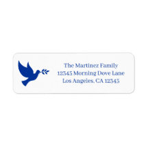 Blue Flying Peace Dove
