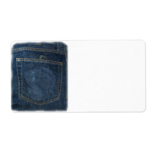 Etiqueta Blue Jeans Denim Pocket