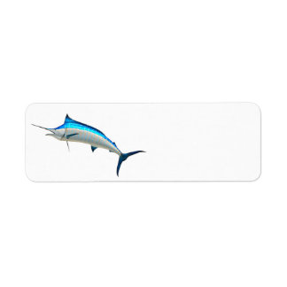 Etiqueta Blue Marlin Game Fish