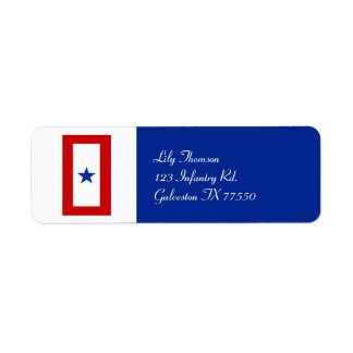 Etiqueta Blue Star Mom Military