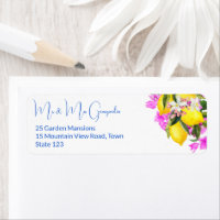 Blue Tiles Bougainvillea lemons elegante boda