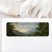 Blue woodland Wedding Vintage Tapestry elegant