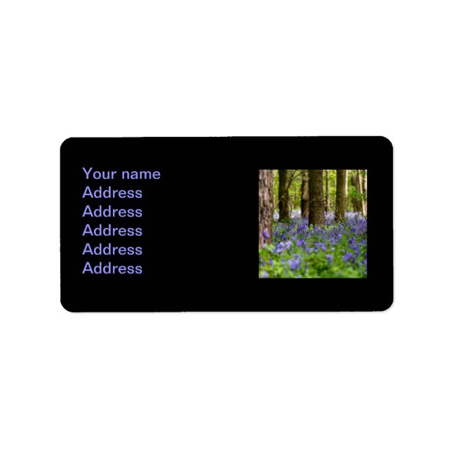 Etiqueta Bluebell Woods (Frente)
