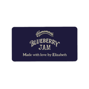 Etiqueta Blueberry Jam