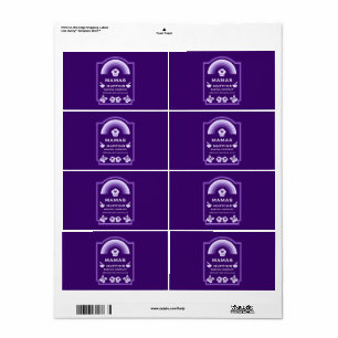 Etiqueta Blueberry Muffin Baker