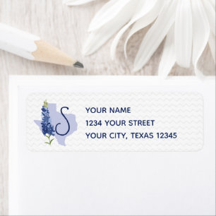 Etiqueta Bluebonnet Texas personalizado
