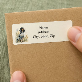 Etiqueta Bluetick Coonhound Personalizado