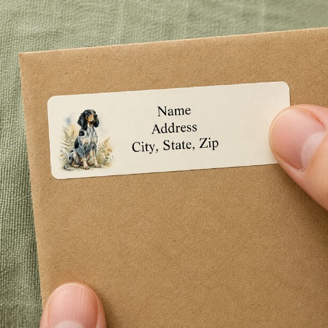 Etiqueta Bluetick Coonhound Personalizado (Subido por el creador)