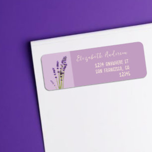 Etiqueta Boda Amor Lavanda